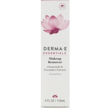 Derma E, メイクアップリムーバー、カモミールとキュウリエキス、4液量オンス (118 ml)