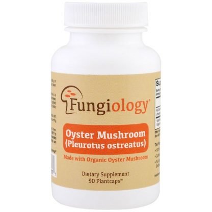 Fungiology, フルスペクトルヒラタケ、オーガニック認定、細胞サポート、植物カプセル90