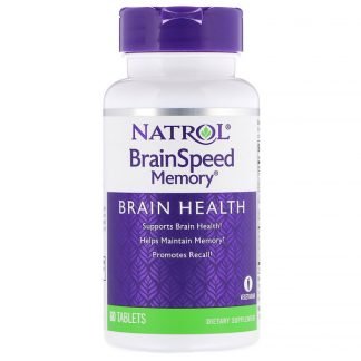 Natrol, BrainSpeedメモリ、60錠