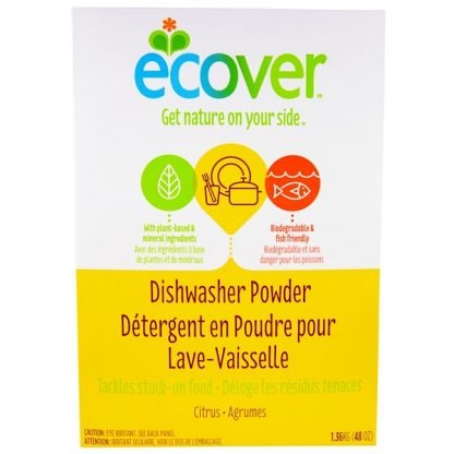 Ecover, 食洗機洗剤、シトラスの香り、48 oz (1.36 kg)