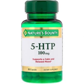 Nature's Bounty, 5-HTP、 100 mg、 60カプセル