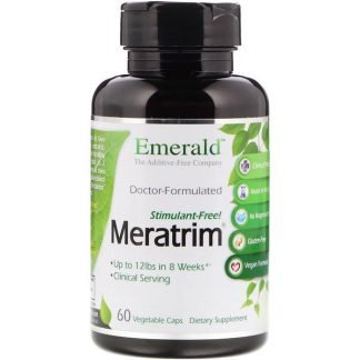 Emerald Laboratories, Meratrim, Stimulant Free, 400 mg, 60 Vegetable Caps