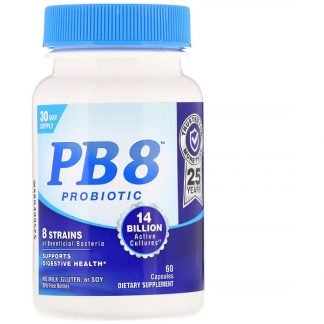 Nutrition Now, PB8、オリジナルフォーミュラ、60カプセル