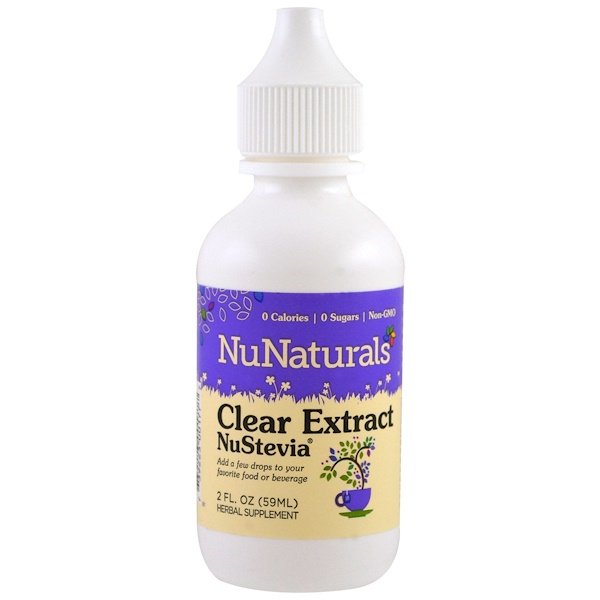 NuNaturals, Clear Extract NuStevia、2 fl oz (59 ml)
