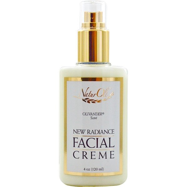 NaturOli, ニューラジアンス, フェイシャルクリーム, オリバンダーの香り, 4 オンス (120 ml)