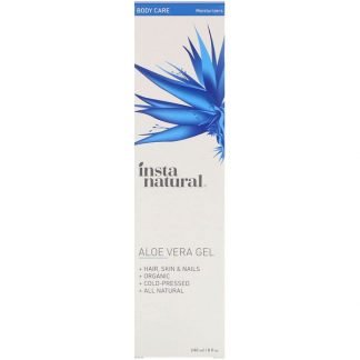InstaNatural, アロエベラ・バス&ビューティージェル、肌をなだめる&潤い補給、240ml（8 fl oz）