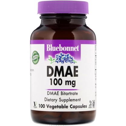 Bluebonnet Nutrition, DMAE、100 mg、100ベジカプセル