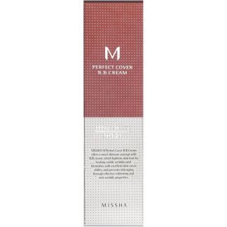 Missha, MパーフェクトカバーBBクリーム, No. 21ライトベージュ, 50 ml