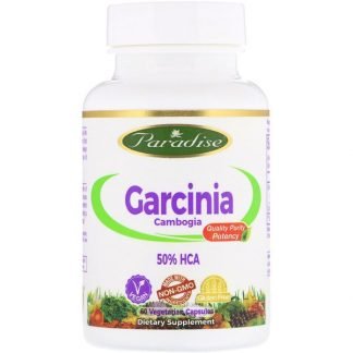 Paradise Herbs, ガルシニア、植物性カプセル60粒