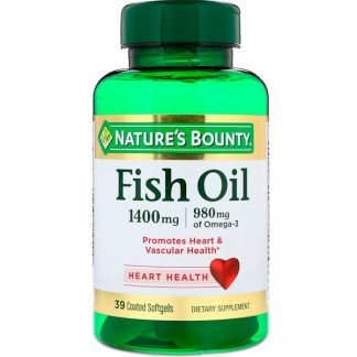 Nature's Bounty, Fish Oil, 1400 mg, 39 Coated Softgels