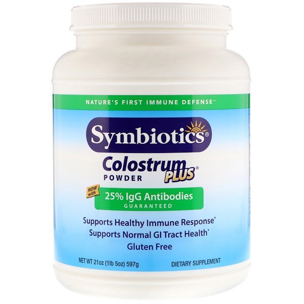 Symbiotics, コロストラム・プラス、パウダー、21 oz (597 g)