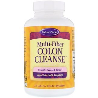 Nature's Secret, 多種繊維による結腸の浄化（Multi-Fiber Colon Cleanse）, 275錠