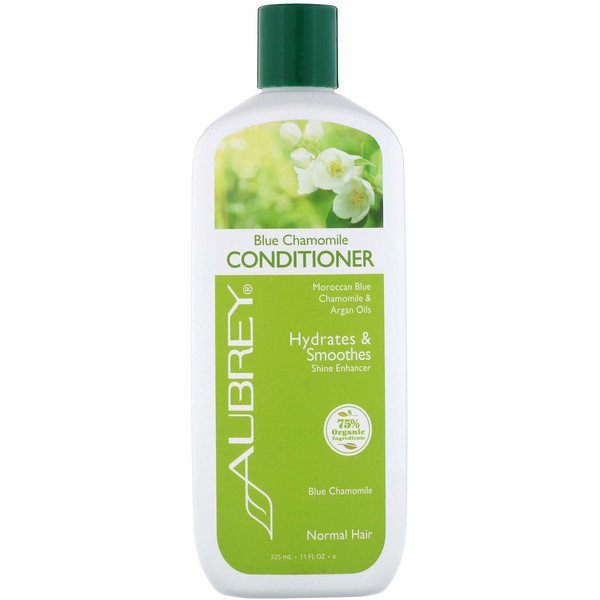 Aubrey Organics, Blue Chamomile Conditioner, Hydrates & Smoothes, Normal, 11 fl oz (325 ml)