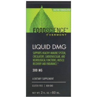FoodScience, 液体DMG、300mg、60ml（2fl oz）