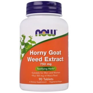 Now Foods, ホーニーゴートウィードエキス、750mg、９０錠