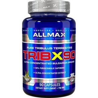 ALLMAX Nutrition, TribX90（トリブX90）、超濃縮ブルガリアトリビュラス、フロスタノールサポニン90％、750 mg、90粒