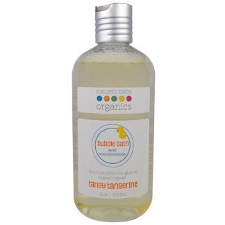 Nature's Baby Organics, バブルバス, ジェントルモイスチャライジングバブル, タンジータンジェリン, 12オンス (354.9 ml)