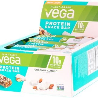 Vega, プロテインスナックバー、ココナッツアーモンド、12本、各1.6オンス (45 g) (Discontinued Item)
