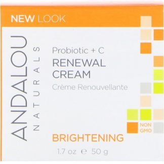 Andalou Naturals, お肌を再生させるクリーム, プロバイオティクス＋C, 増白, 1.7液量オンス（50 ml）