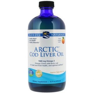 Nordic Naturals, アークティックタラ肝油、オレンジ風味、437 ml（16 fl oz）