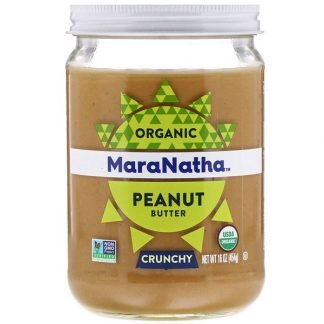 MaraNatha, オーガニック ピーナッツバター、クランチー、16 oz (454 g)