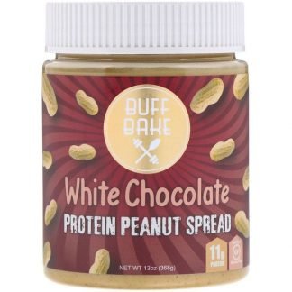 Buff Bake, プロテイン・ピーナッツスプレッド、ホワイトチョコレート、13 oz (368 g)