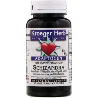 Kroeger Herb Co, コンプリートコンセントレート、チョウセンゴミシ、90植物性カプセル