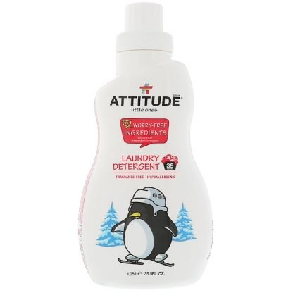 ATTITUDE, 子供たちのために, 洗濯石鹸, 無香料, 35.5液量オンス（1.05 l）