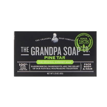 Grandpa's, 松ヤニ成分配合の全身（顔、体、髪）用石鹸・92g