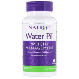 Natrol, ウォーターピル、60タブレット