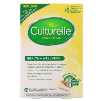 Culturelle, 健康とウェルネスのためのプロバイオティクス, 30粒（ベジタリアンカプセル）