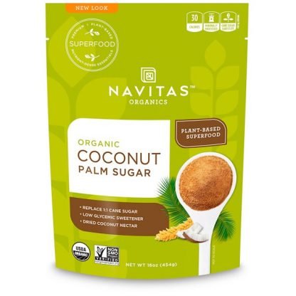 Navitas Organics, オーガニック、ココナッツパームシュガー、16オンス (454 g)