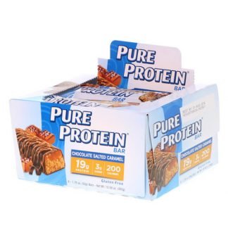 Pure Protein, チョコレート塩キャラメル・バー, 6本, 各1.76オンス (50 g)