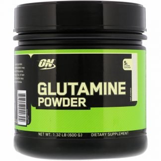 Optimum Nutrition, グルタミンパウダー、フレーバーなし、1.32 lb (600 g)