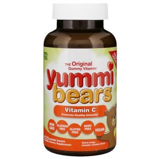 Hero Nutritional Products, ヤミーベアーズ、ビタミンC、天然オレンジ・パイナップル・イチゴ味、132個