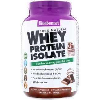 Bluebonnet Nutrition, ホエイプロテインアイソレート、ナチュラルチョコレート、2 lbs (924 g)