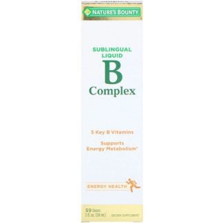 Nature's Bounty, B-コンプレックス（ビタミンB群）舌下用リキッド、2 fl oz (59 ml)