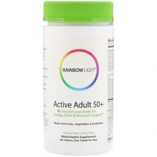 Rainbow Light, アクティブアダルト50+、90錠
