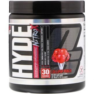 ProSupps, ハイド・ニトロックス、強力エネルギー・プレワークアウト、ロリポップパンチ、8.1 oz (231 g)