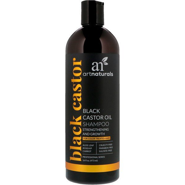 Artnaturals, ブラックキャスターオイルシャンプー、健やかな髪の成長に、16 fl oz (473 ml)