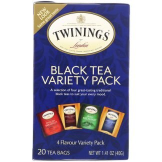 Twinings, 紅茶のバラエティパック、ティーバッグ20個、1.41オンス（ 40g ）