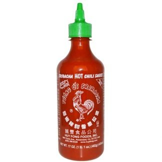 Huy Fong Foods Inc., シラチャ, ホット チリソース, 17 oz (482 g)
