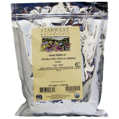 Starwest Botanicals, トリファラ PWD (Trifala) オーガニック・ブレンド、 1 lb (453.6 g)