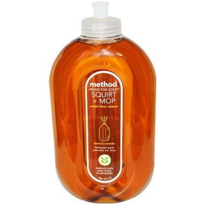 Method, 噴出＋モップ, ウッドフロアクリーナー, アーモンド, 25液量オンス (739 ml)