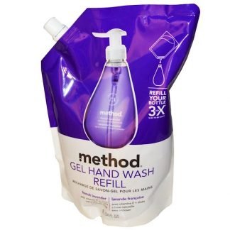 Method, ジェルハンドウォッシュ詰め替え用, フレンチラベンダー , 34 液量オンス (1 L)
