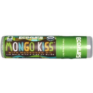 Eco Lips Inc., マンゴーキス、リップバーム、ペパーミント、0.25オンス（7 g）