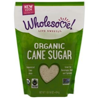 Wholesome Sweeteners, Inc., オーガニック シュガー, 濃縮サトウキビ汁, 16 オンス (454 g)