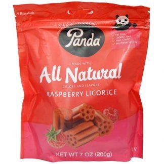 Panda Licorice, 全天然ラズベリーリコリス, 7オンス（200 g）