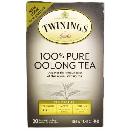 Twinings, 100% ピュア ウーロン茶, ティーバッグ 20袋, 1.41 oz (40 g)