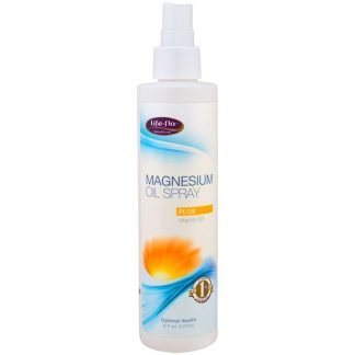 Life-flo, マグネシウムオイルスプレー、ビタミンD3添加、8 fl oz (237 ml)